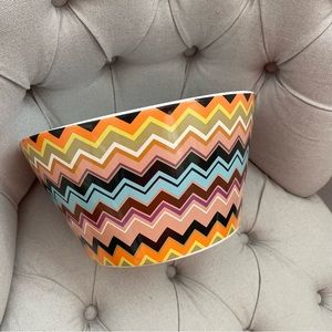 🧡 New Missoni X Target Chevron Zig Zag Ceramic Stoneware Mixing Prep Bowl